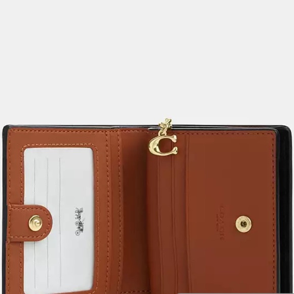 Coach Cosmic Coach Snap Wallet In Signature Canvas With Rexy Print nwt - Picture 2 of 5